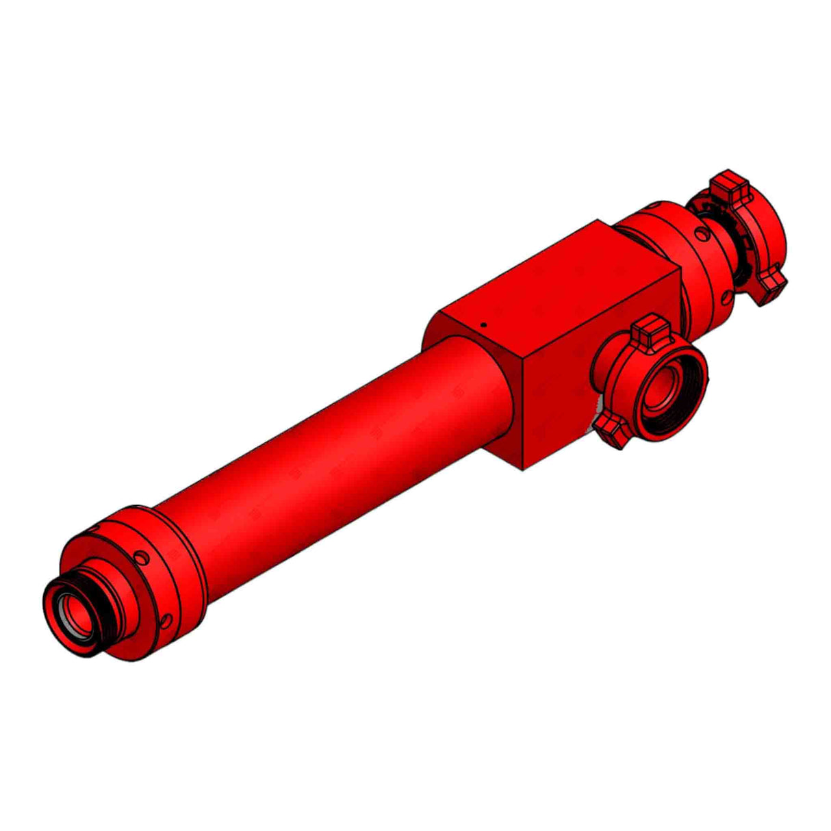 Debris Catcher Barrel Assembly - 3" Fig 1502 W/4" Screen & 7" Od X 5" Id X 46" Long Barrel  15,000Psi Standard Service