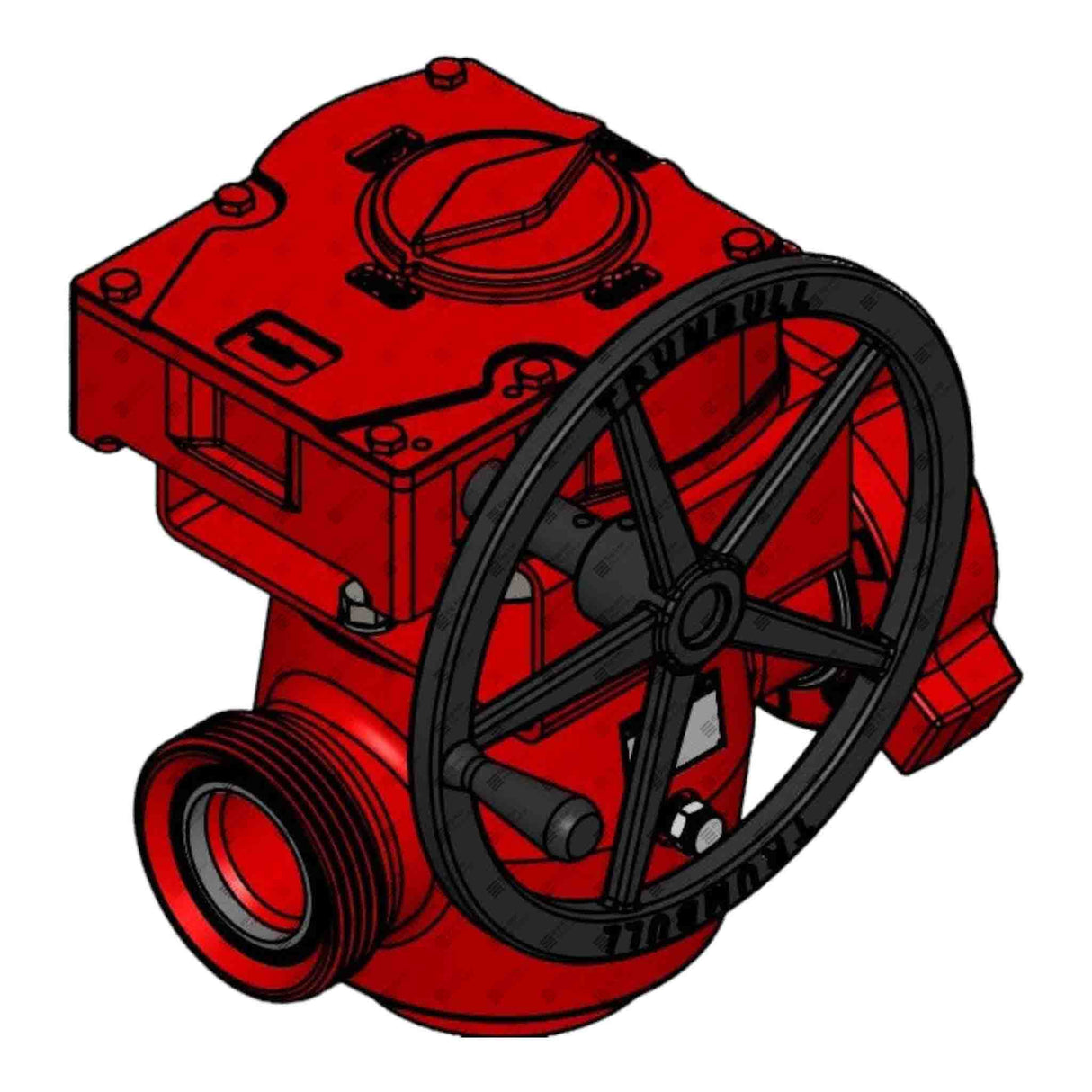 Plug Valve, Gear Op, TE, 3" 1502 MxF, 15000 psi, Acid Service