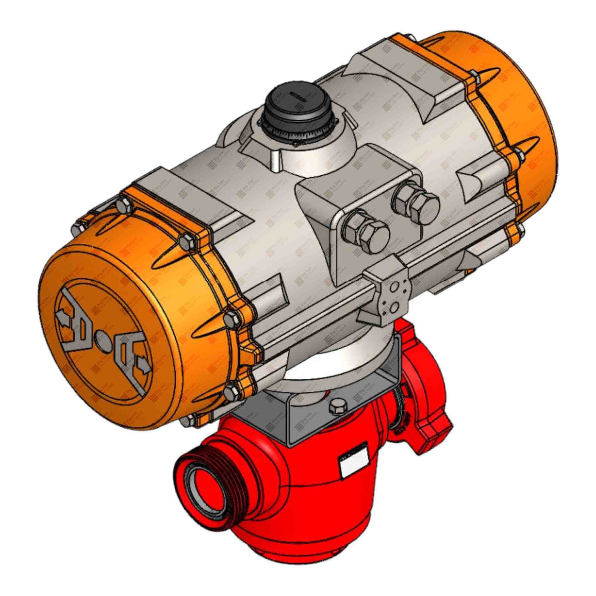 Plug Valve, Pneumatic, LT, 3" 1502 MxF, 15000 psi, STD Service